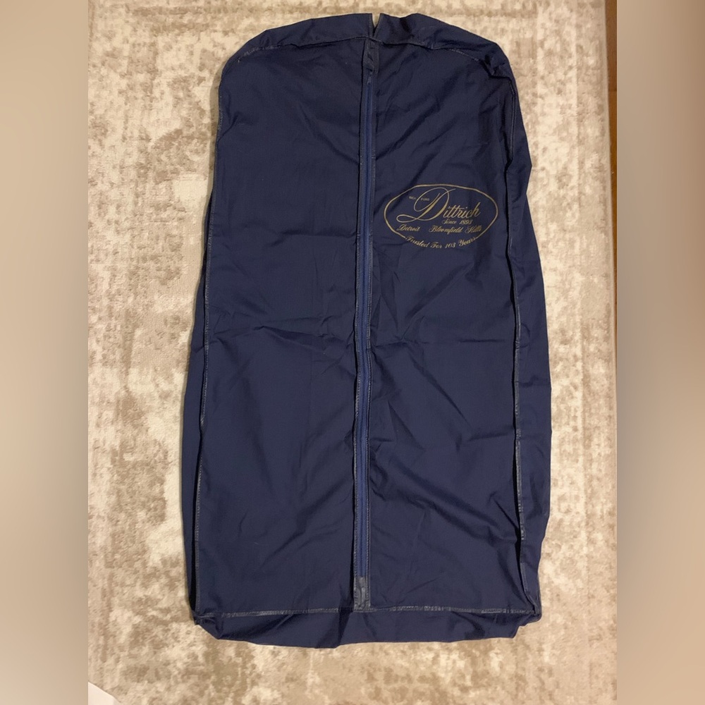 Vintage Dittrich Furs Detroit Hanging Garment Bag